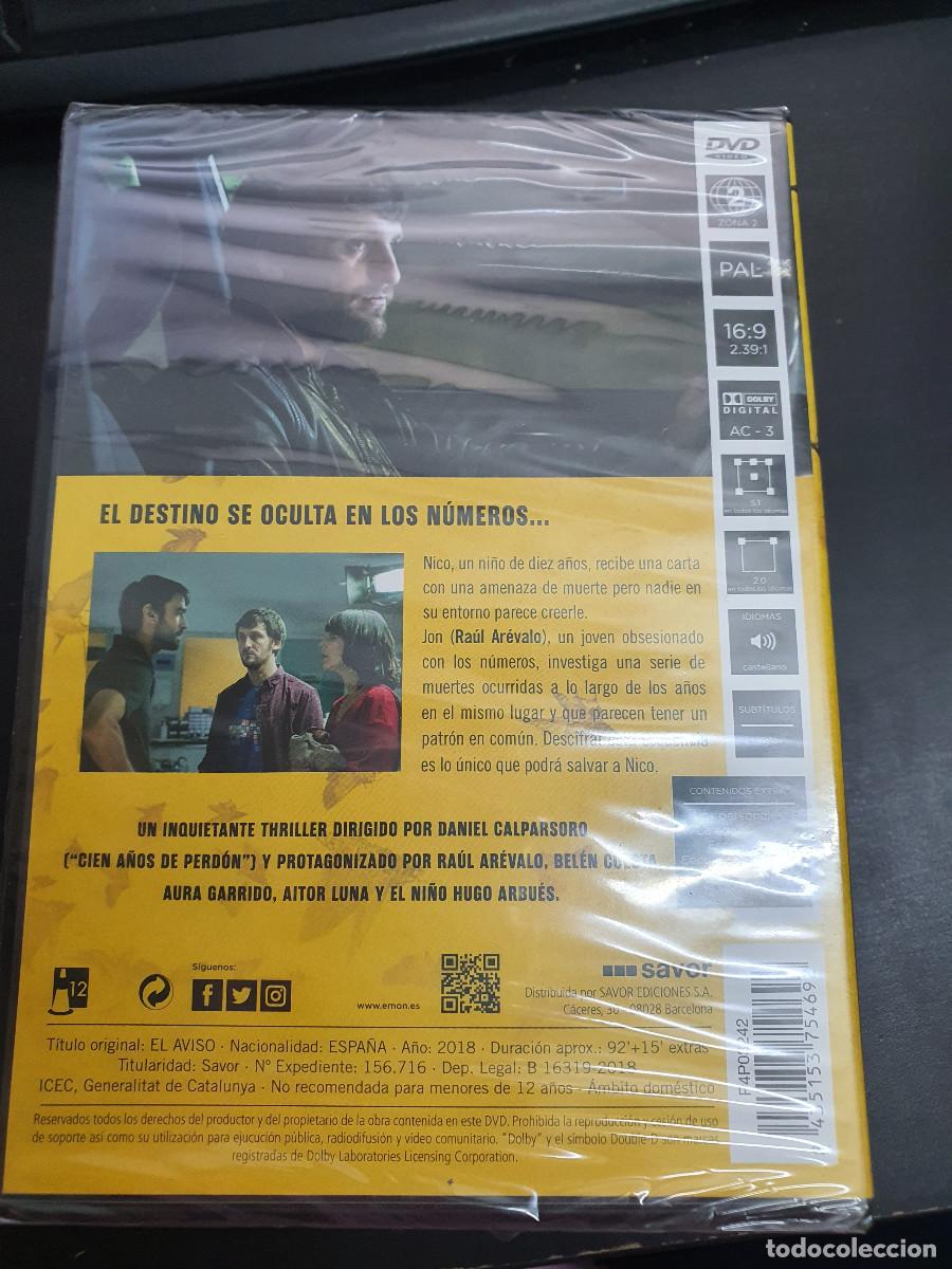 Cine: El Aviso [DVD] Nuevo - Foto 2
