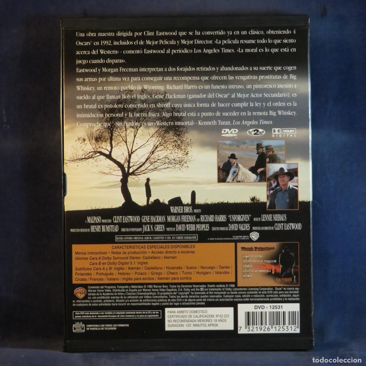 Cine: SIN PERD&Oacute;N - DVD - - - Foto 2