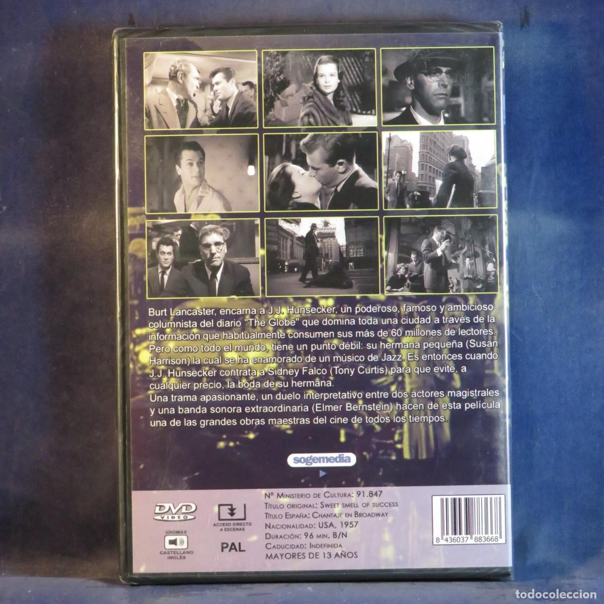 Cine: CHANTAJE EN BROADWAY - DVD - Foto 2