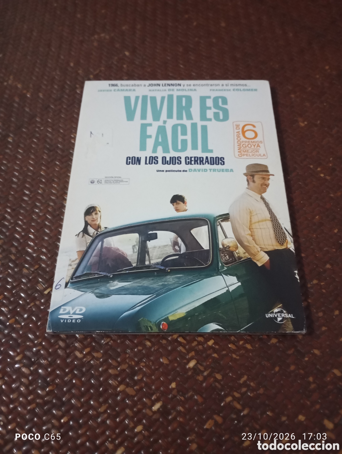 Cine: Vivir es f&aacute;cil con los ojos cerrados DVD