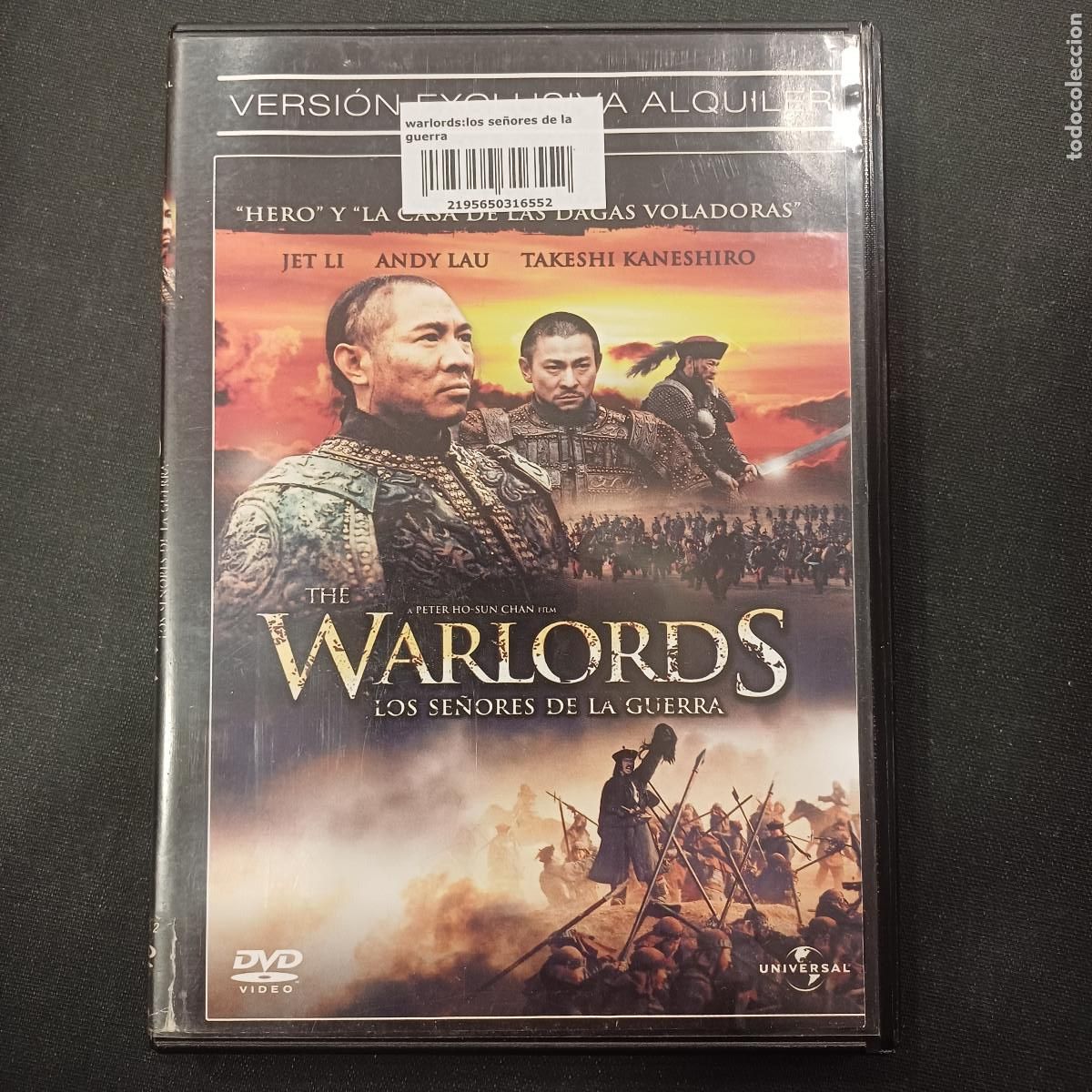 Cine: WARLORDS/LOS SE&Ntilde;ORES DE LA GUERRA/DVD.
