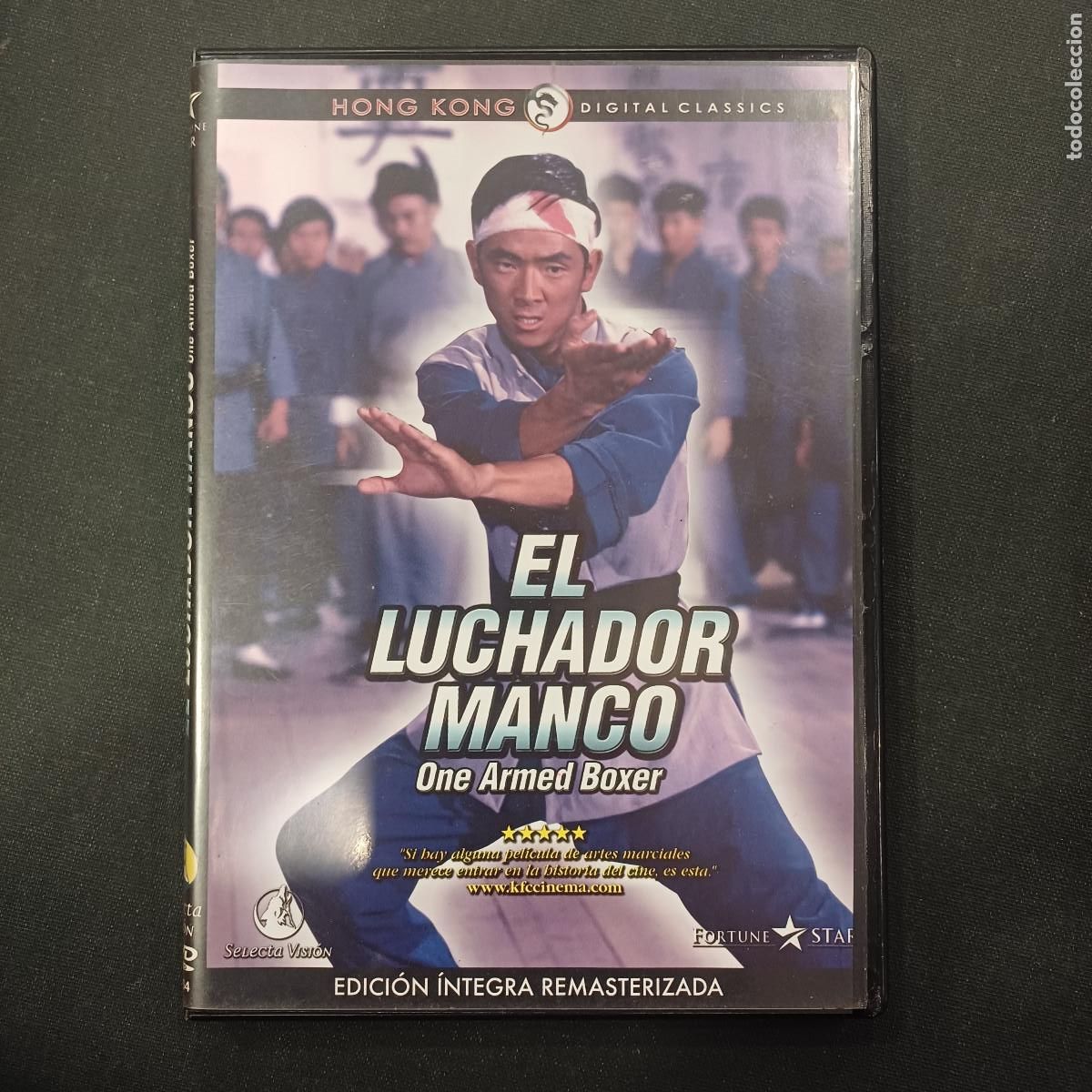 Cine: EL LUCHADOR MANCO/DVD.