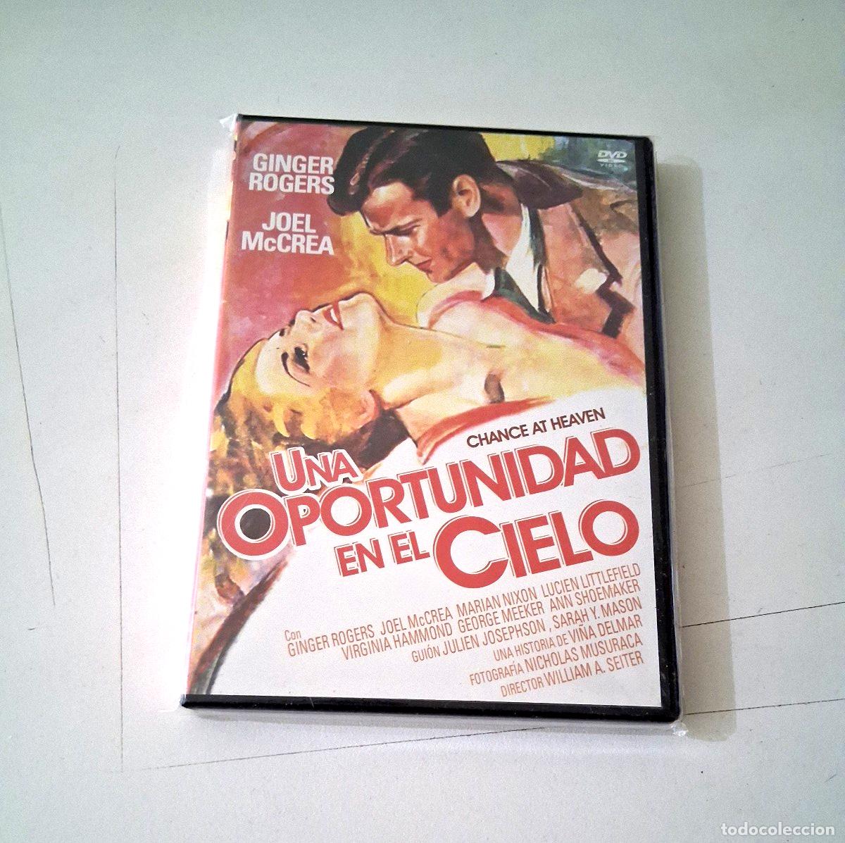 Cine: DVD &rdquo;UNA OPORTUNIDAD EN EL CIELO&rdquo; COMO NUEVO WILLIAM A SEITER GINGER ROGERS JOEL