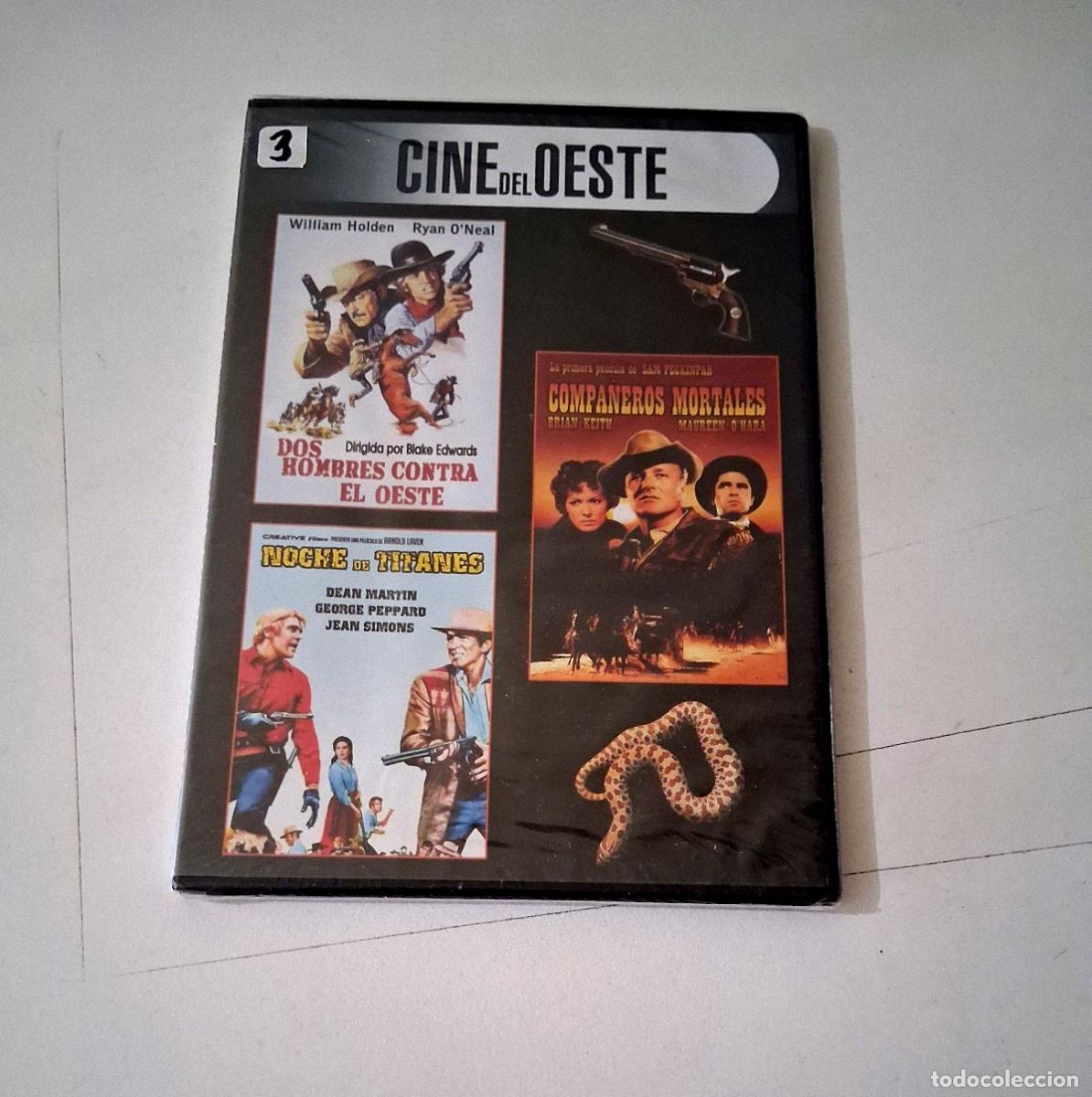 Cine: DVD &rdquo;DOS HOMBRES CONTRA EL OESTE / COMPA&Ntilde;EROS MORTALES &rdquo; PRECINTADO CAJA SLIM