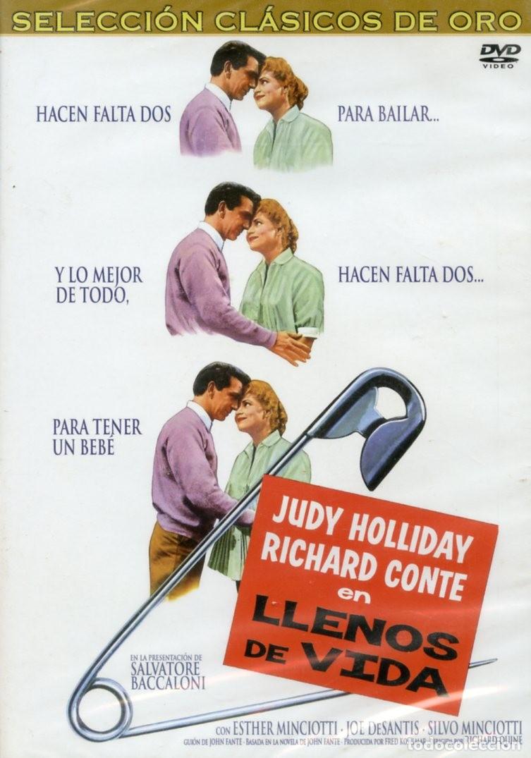 Cine: LLENOS DE VIDA. De Richard Quine. Judy Holliday, Richard ConteARD cONTE