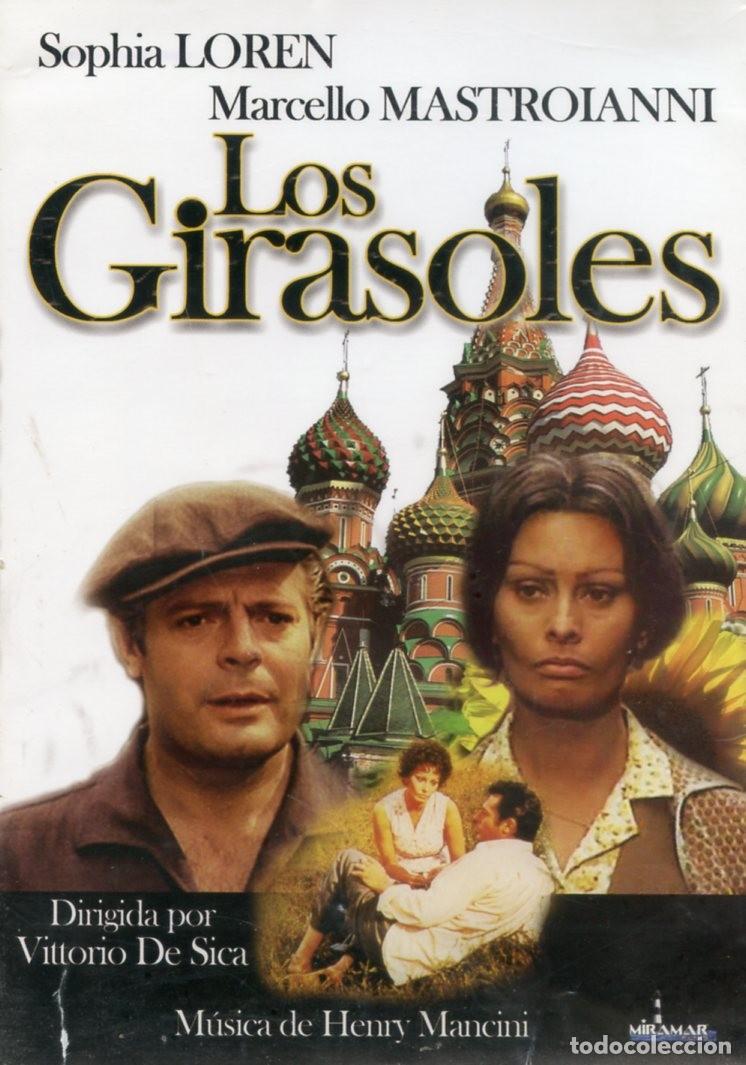 Cine: LOS GIRASOLES. De Vittorio De Sica. Sophia Loren, Marcello Mastroianni.