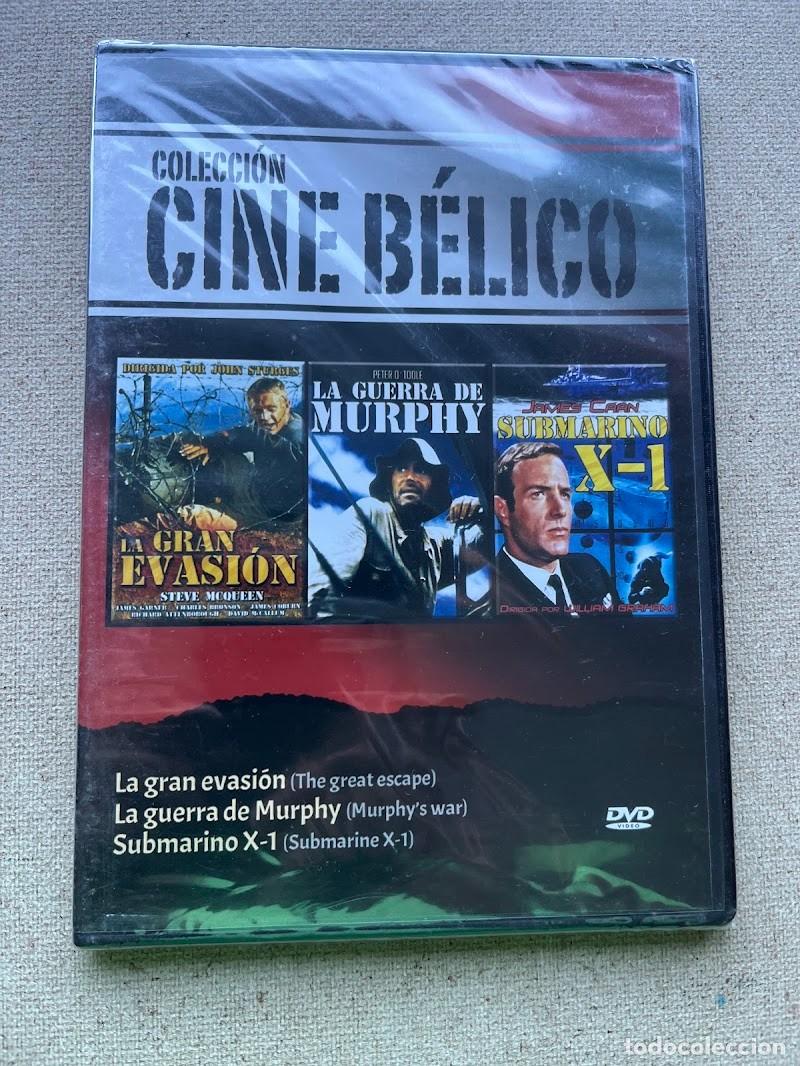 Cine: La gran evasi&oacute;n / La guerra de Murphy / Submarino X-1 / Colec. Cine B&eacute;lico / SLIM / Precintada / DVD