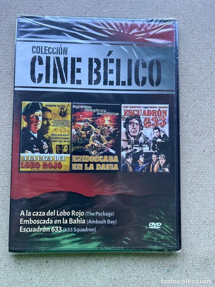 Cine: La caza del Lobo Rojo / Emboscada en la bah&iacute;a / Escuadr&oacute;n 633 / Cin B&eacute;lico / SLIM / Precintada / DVD