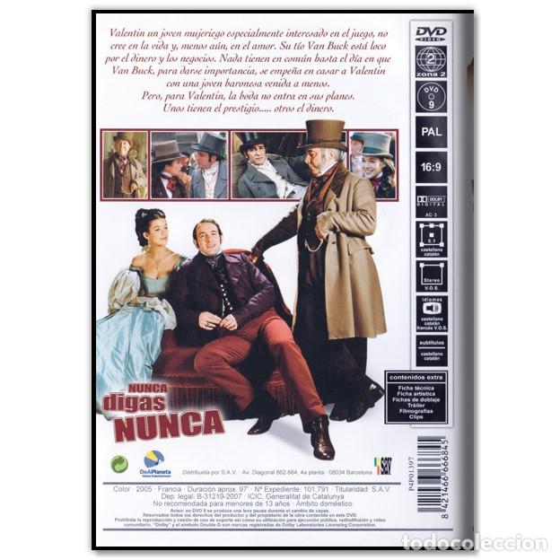 Cine: NUNCA DIGAS NUNCA DVD (Comedia) - Foto 2