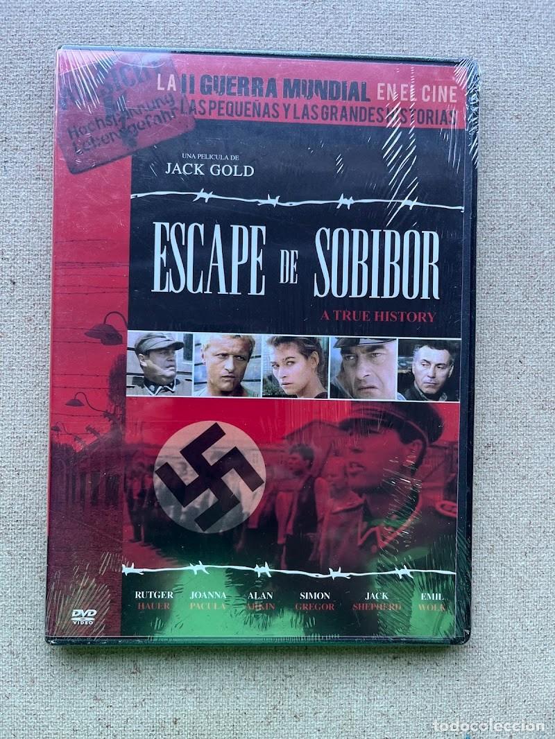 Cine: Escape de Sobibor / Rutger Hauer / Jack Gold / II Guerra Mundial Cine / SLIM / Precintada / DVD /