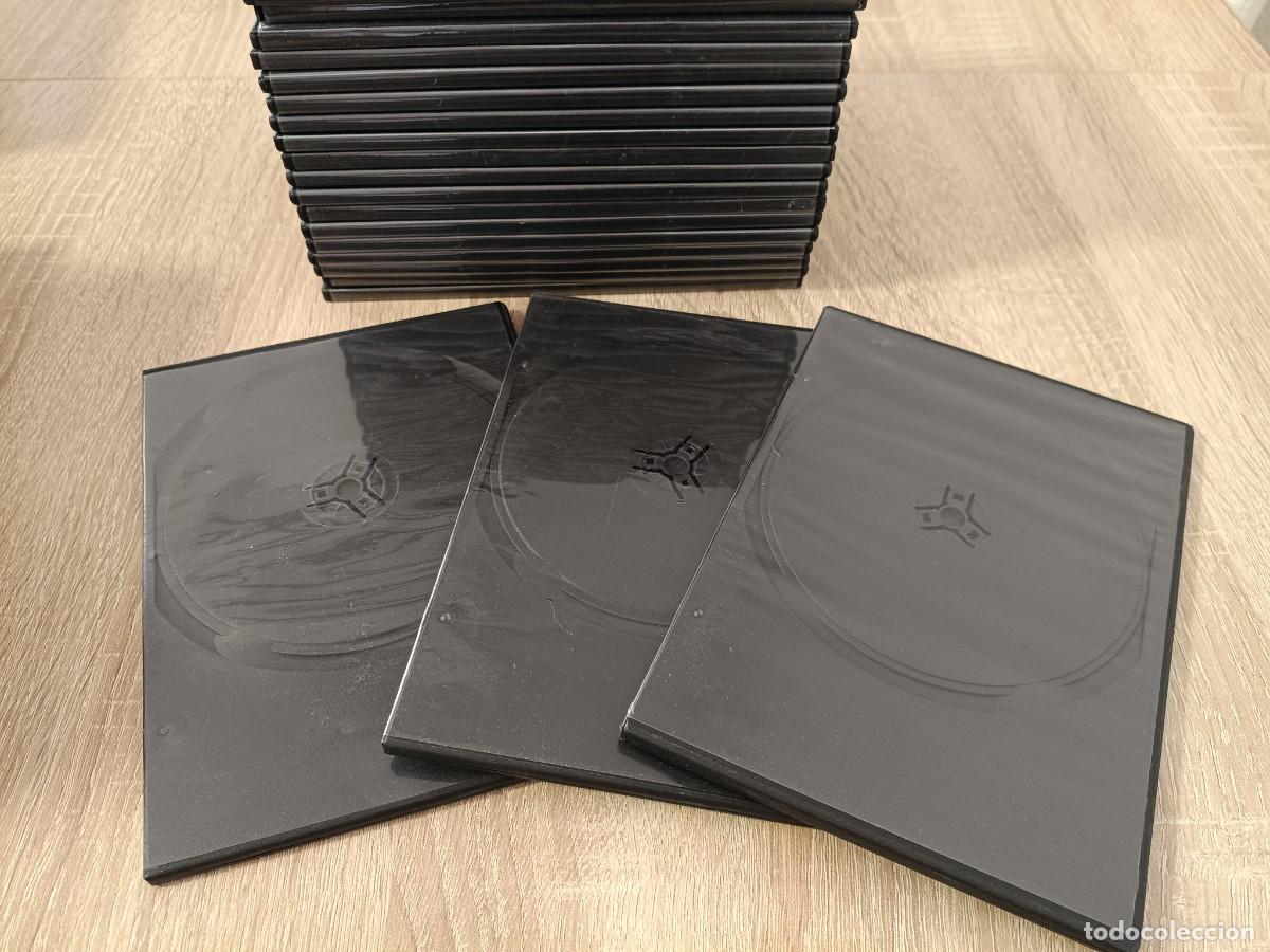Cine: ESTUCHE DVD PARA 2 DISCOS - MEDIDA SLIM DVD 7mm - COLOR NEGRO - DISPONGO DE STOCK