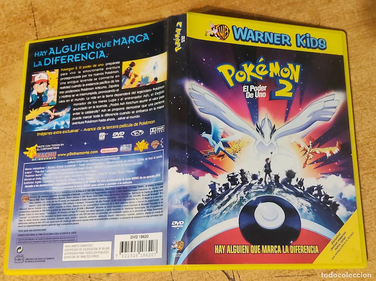 Cine: Caratula - caja DVD de la pel&iacute;cula Pok&eacute;mon 2: El poder de uno - NO dvd