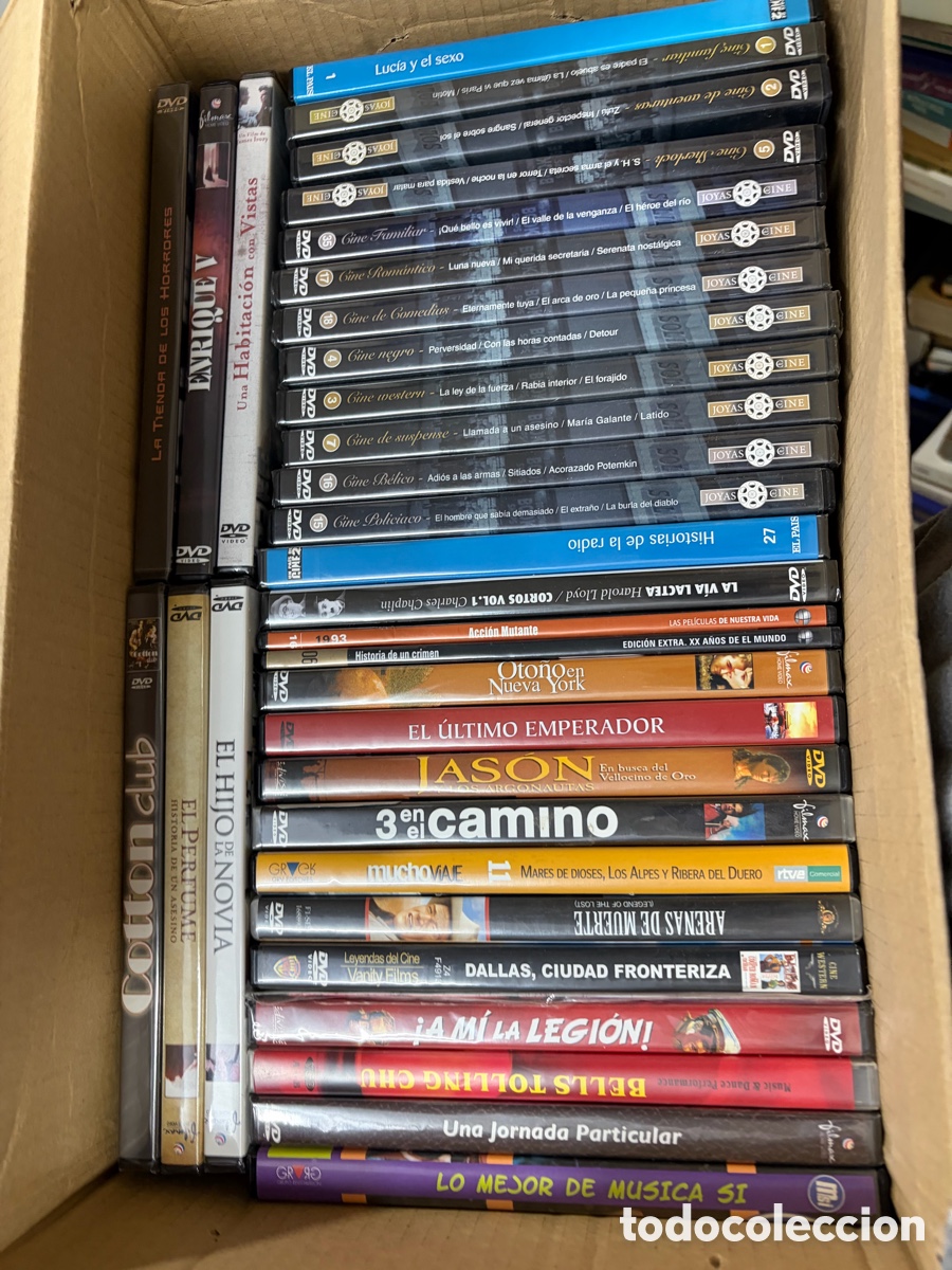 Cine: Lote de 60 pel&iacute;culas DVD originales en espa&ntilde;ol de distintos g&eacute;neros