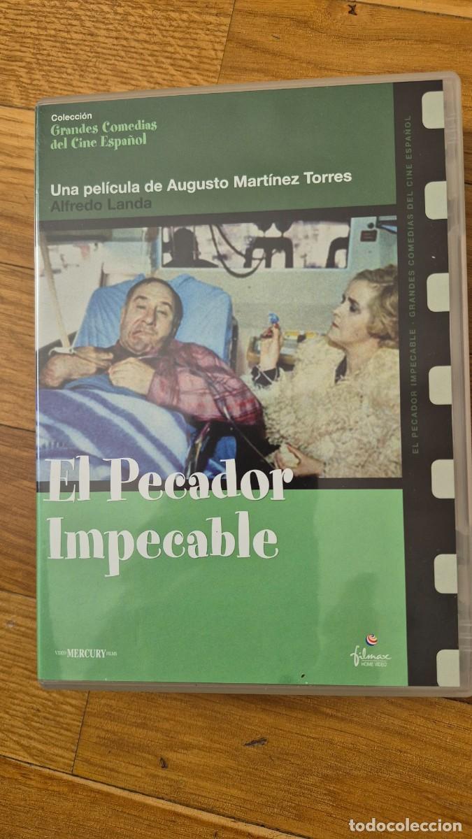 Cine: El pecador impecable, dvd Augusto Mart&iacute;nez Torres Alfredo Landa Chus Lampreave