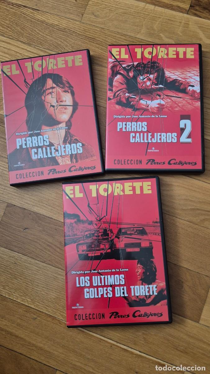 Cine: Pack 3 pel&iacute;culas dvd, Perros callejeros 1 y 2 +Los &uacute;ltimos golpes de El Torete