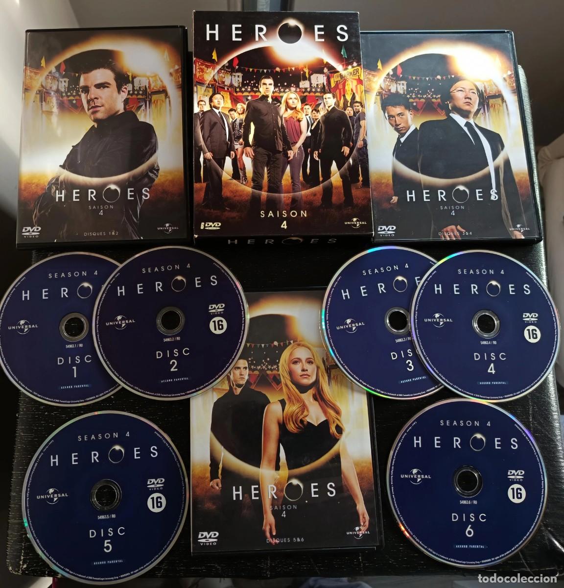 Cine: 6 dvds Heroes temporada 4 serie descatalogada