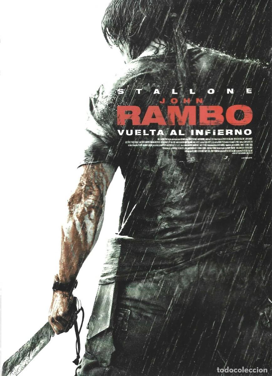 Cine: JOHN RAMBO VUELTA AL INFIERNO SYLVESTER STALLONE