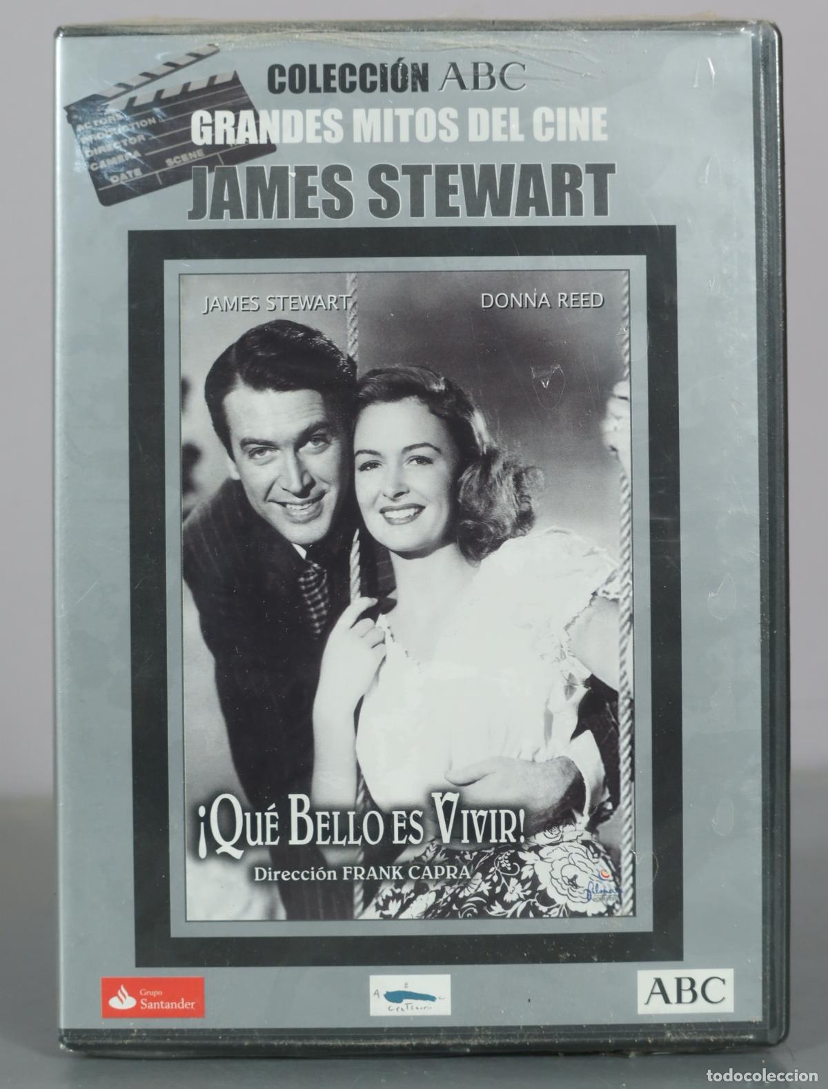 Cine: DVD. Colecci&oacute;n Grandes Mitos Del Cine - James Stewart - Qu&eacute; Bello Es Vivir . PRECINTADO