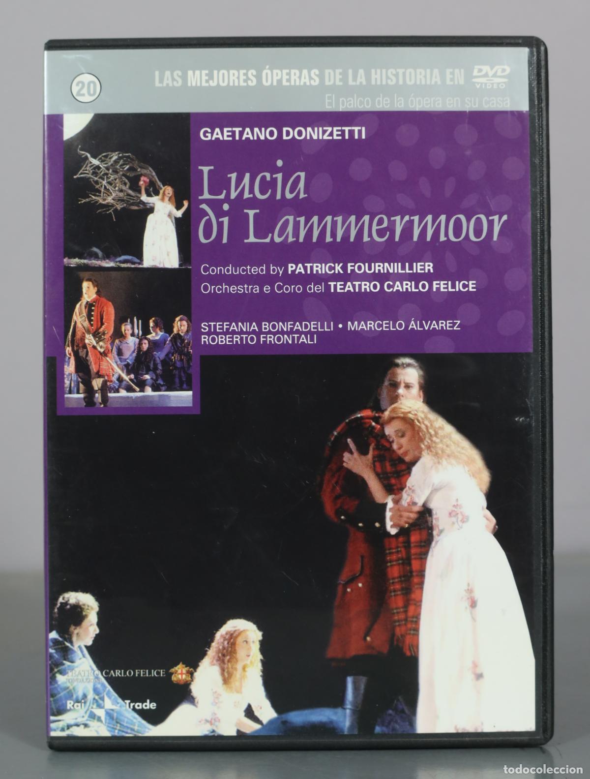Cine: DVD. Lucia di Lammermoor - Gaetano Donizetti - Stefania Bonfadelli - Marcelo &Aacute;lvarez - Roberto