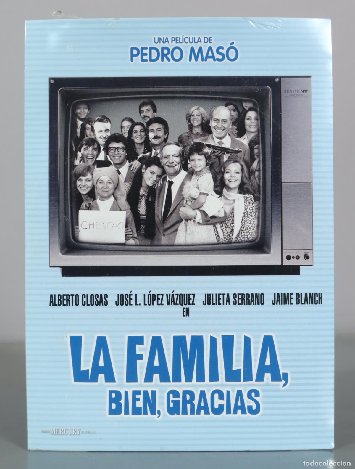 Cinema: DVD. La familia, bien, gracias - Pedro Mas&oacute; - Alberto Closas - Jos&eacute; L. L&oacute;pez V&aacute;zquez - PRECINTADO