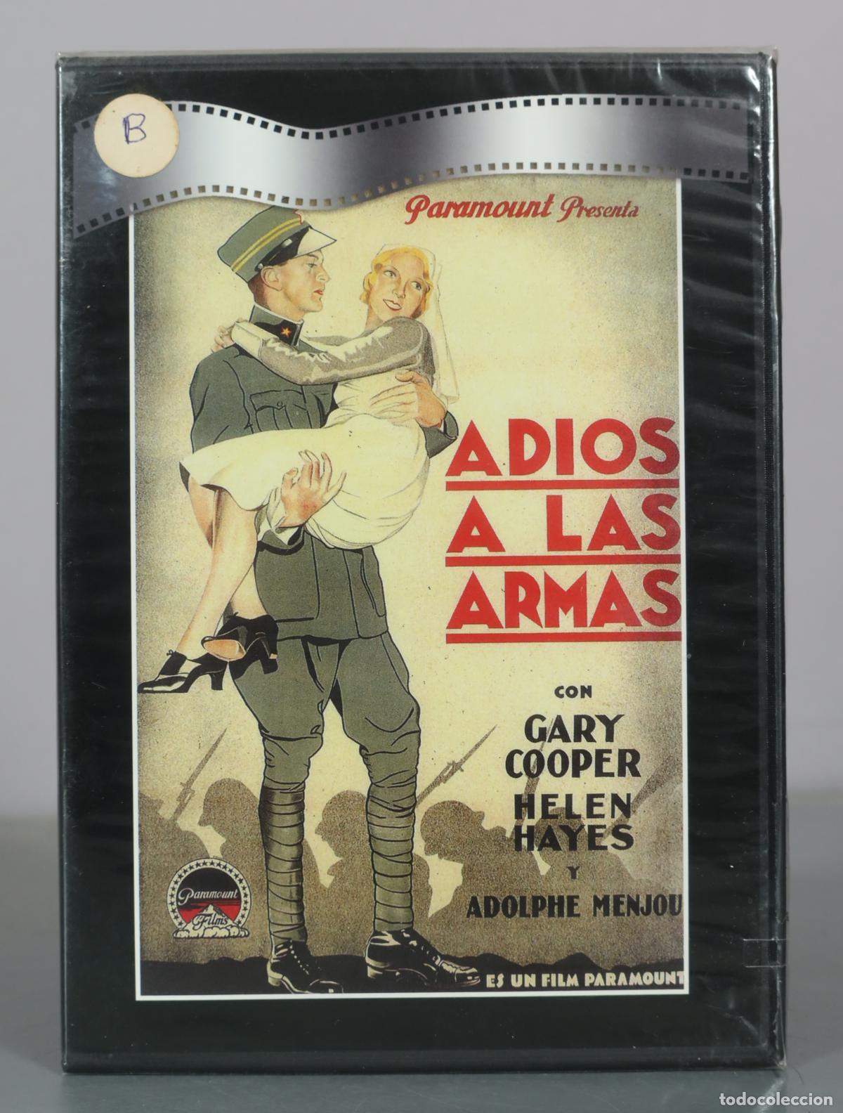 Cine: DVD. Adios a las armas - Gary Cooper - Helen Hayes - Adolphe Menjou - DeAPlaneta PRECINTADO