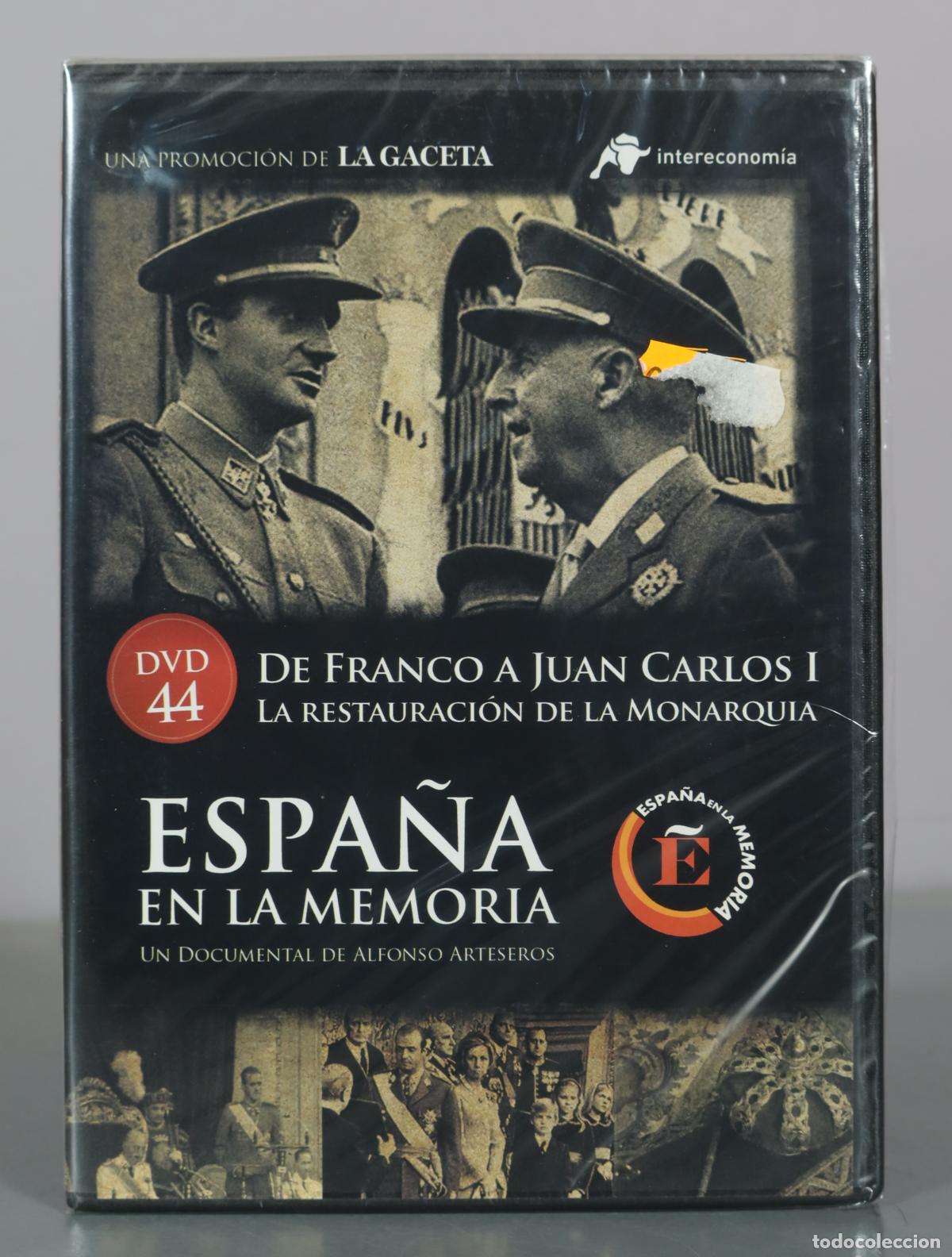 Cine: DVD. Espa&ntilde;a en la Memoria - De Franco a Juan Carlos I - La Restauraci&oacute;n de la Monarqu&iacute;a - PRECINTADO