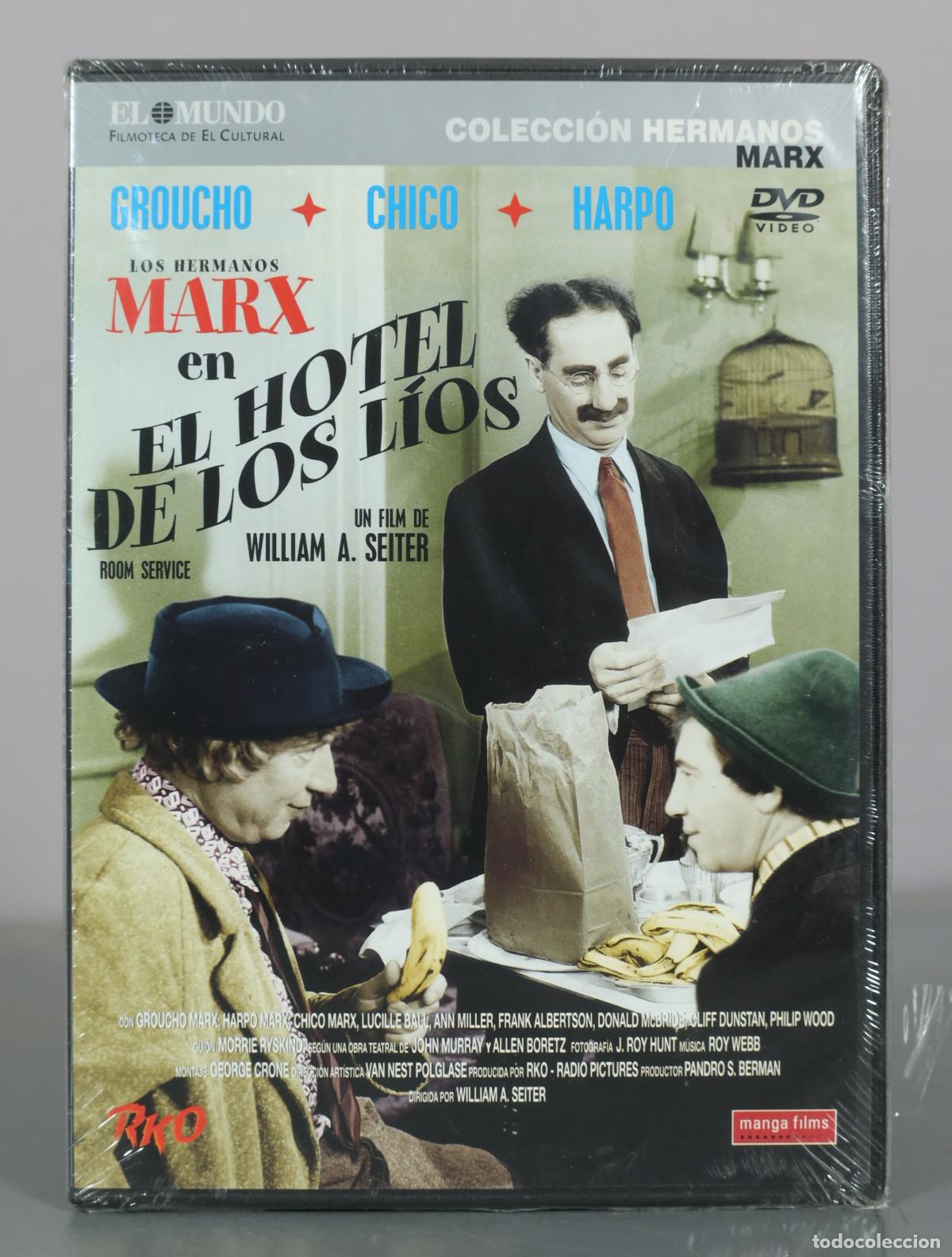 Cine: DVD. Los Hermanos Marx en el hotel de los l&iacute;os - William A. Seiter PRECINTADO