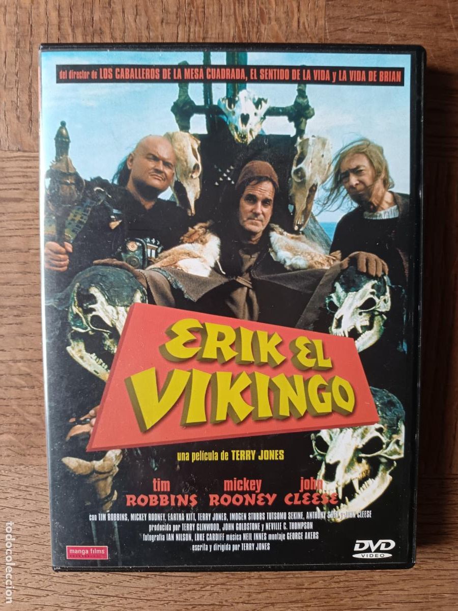 Cine: ERIK el VIKINGO de TERRY JONES con John Cleese, Tim Robbins... DVD Aventura/ Comedia.