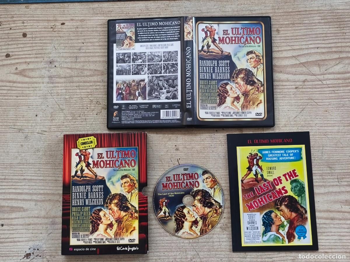 Cine: El &uacute;ltimo mohicano - Cineclub - El Corte Ingles - DVD + Libro