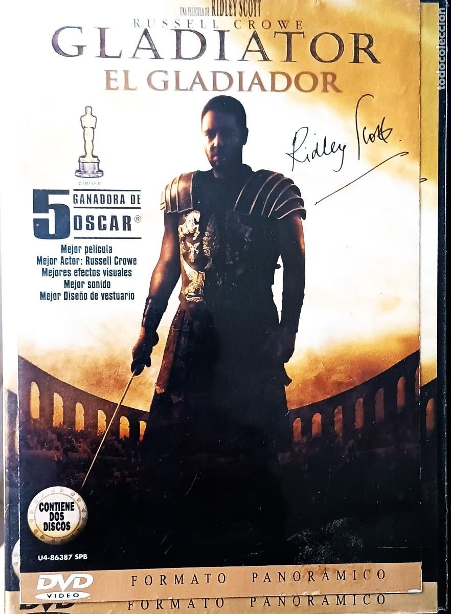 Cine: THE GLADIATOR (EL GLADIADOR). CINE EN DVD DE COLECCION.