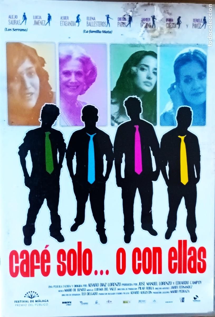 Cine: CAFE SOLO... O CON ELLAS. CINE EN DVD. COLECCION.
