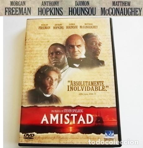 Cin&eacute;ma: AMISTAD DVD PEL&Iacute;CULA STEVEN SPIELBERG MORGAN FREEMAN A HOPKINS HOUNSOU MCCONAUGHEY EJIOFOR ESCLAVOS