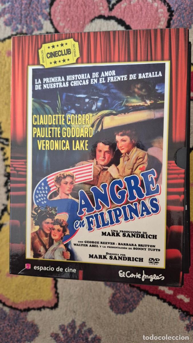 Cine: Sangre en Filipinas, dvd Mark Sandrich Claudette Colbert Paulette Goddard Ver&oacute;nica Lake