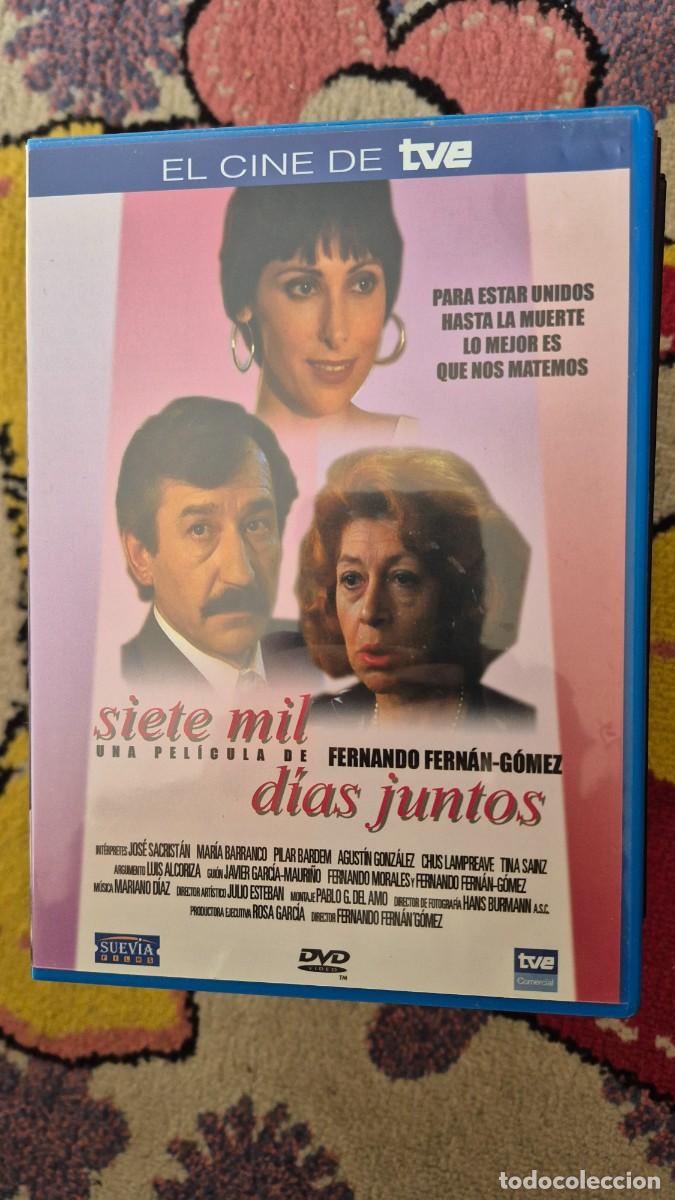 Cine: Siete mil d&iacute;as juntos, dvd Fernando Fernan G&oacute;mez Jos&eacute; Sacrist&aacute;n Pilar Bardem Maria Barranco
