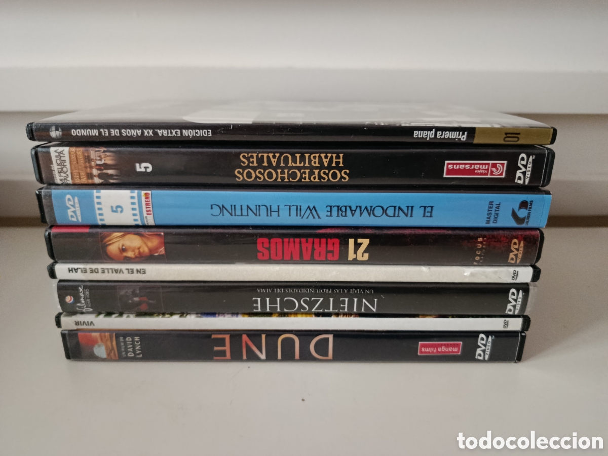 Cine: Lote de 8 pel&iacute;culas DVD