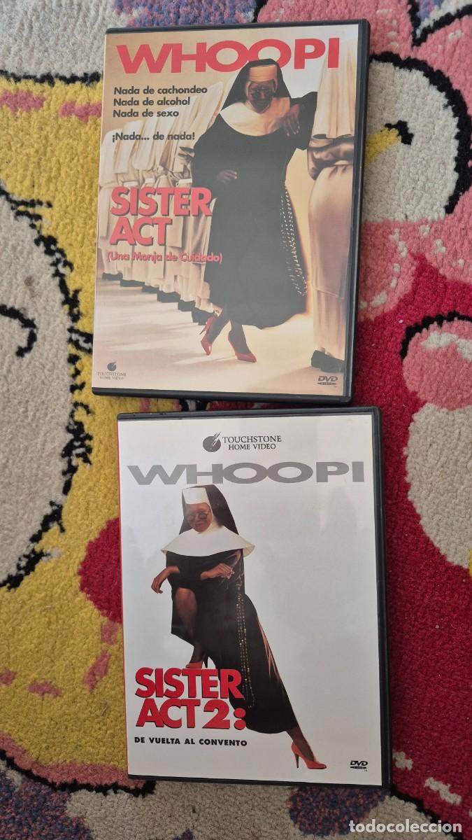 Cine: Pack 2 pel&iacute;culas dvd Sister Act, Emile Ardolino Bill Duke Whoopi Goldberg