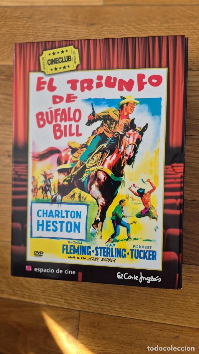 Cine: El triunfo de B&uacute;falo Bill, dvd Jerry Hopper Charlton Heston Rhonda Fleming