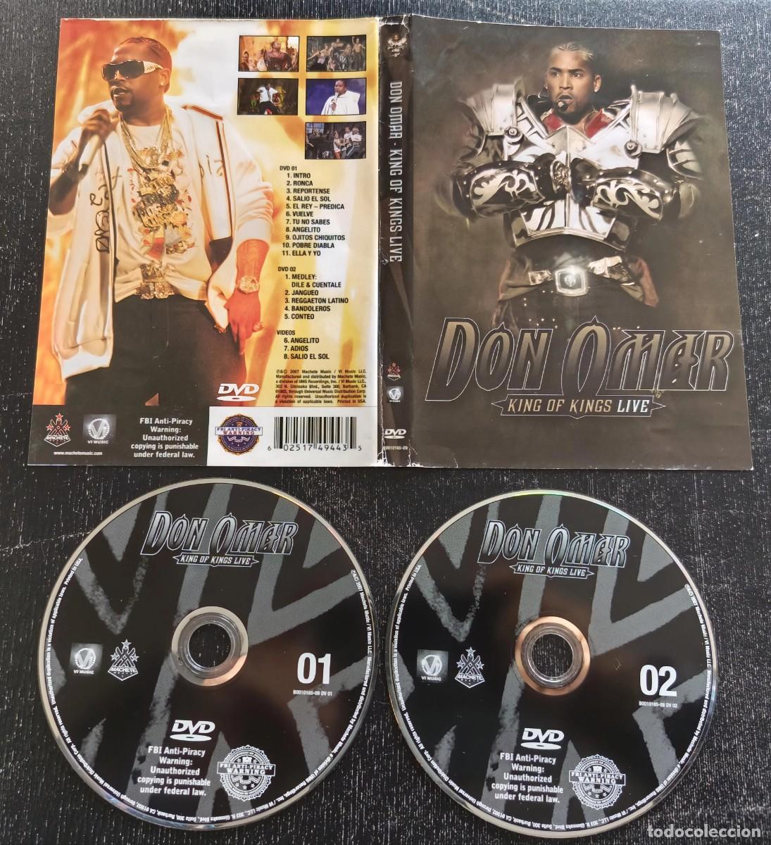 Cine: 2 DVD &lrm;Don Omar :King Of Kings Live concierto (descatalogado concierto)buen precio