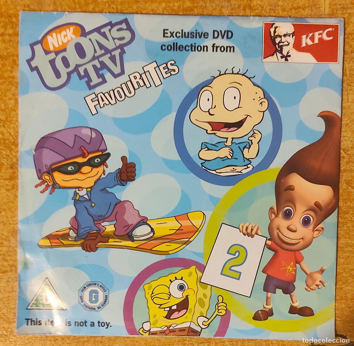 Cine: Favoritos de la televisi&oacute;n de Nicktoons: DVD de KFC, Bob Esponja, Jimmy Neutron, Rugrats, Rocket Pow