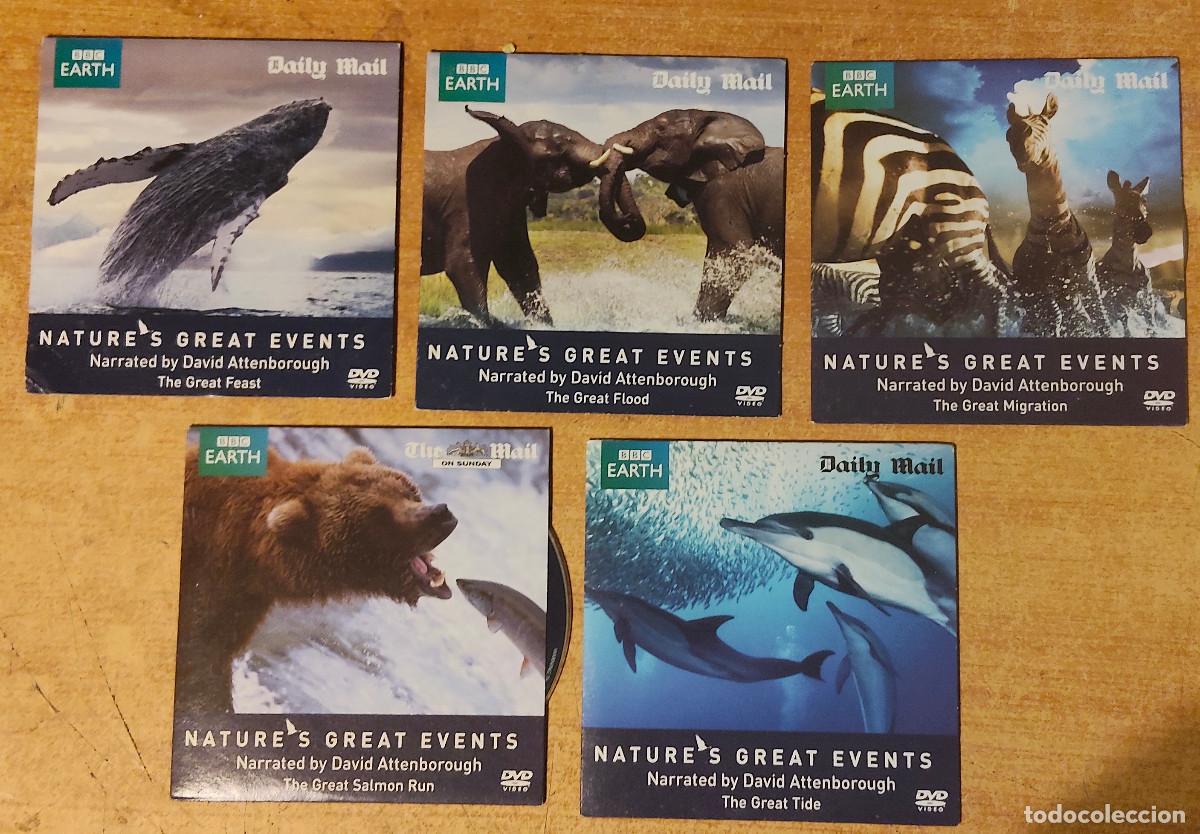 Cine: DAILY MAIL - BBC EARTH - COLECCI&Oacute;N COMPLETA DE 7 DISCOS DVD - LOS GRANDES EVENTOS DE LA NATURALEZA