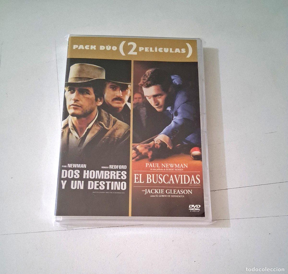 Cine: DVD &rdquo;DOS HOMBRES Y UN DESTINO / EL BUSCAVIDAS&rdquo; 2DVD PAUL NEWMAN ROBERT ROSSEN RE