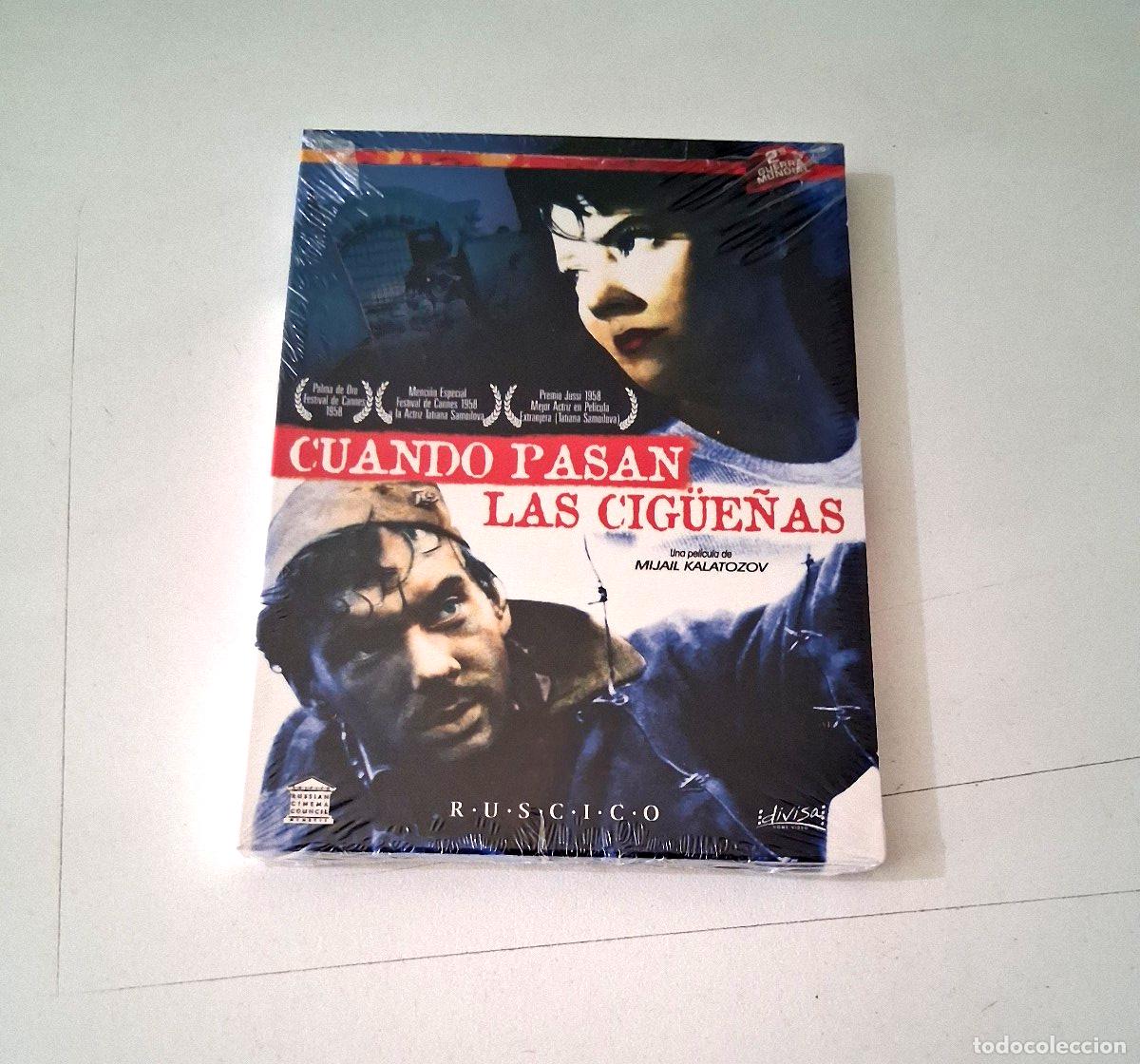 Cine: DVD &rdquo;CUANDO PASAN LAS CIG&Uuml;E&Ntilde;AS&rdquo; DIGIPACK MIJAIL KALATOZOV PRECINTADO SEALED