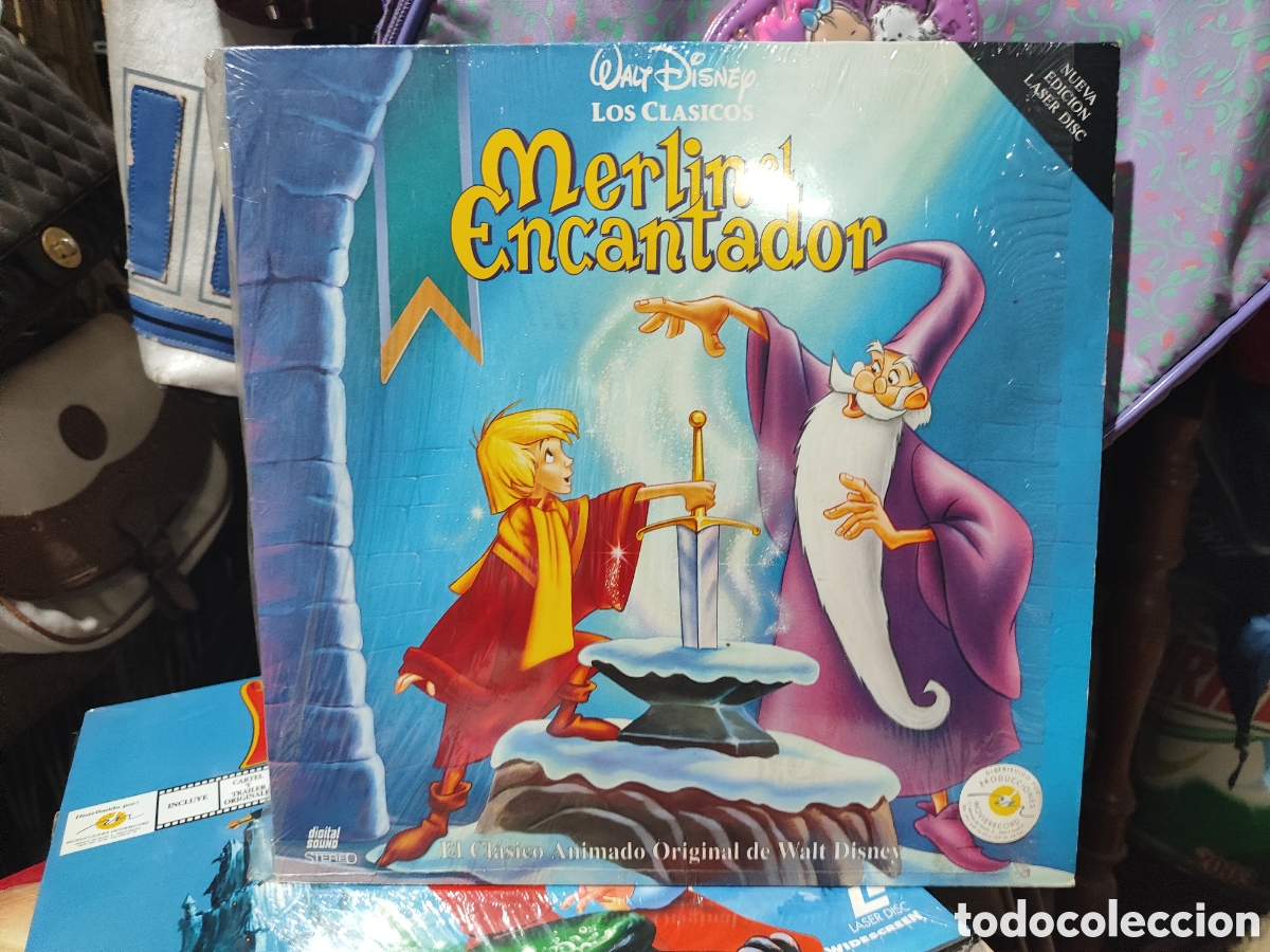 Cine: LASER DISC MERLIN EL ENCANTADOR