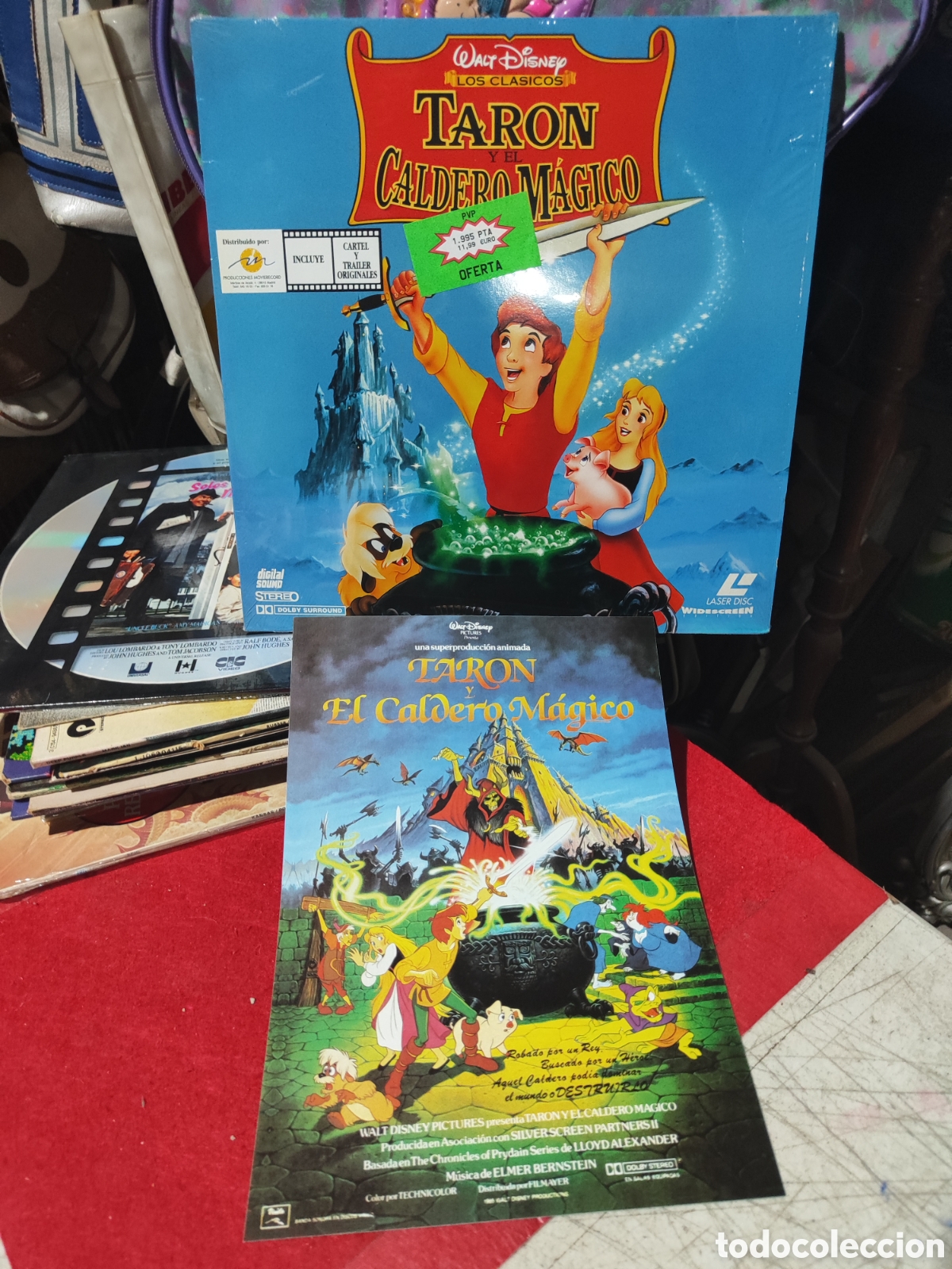 Cine: LASER DISC TARON Y EL CALDERO MAGICO