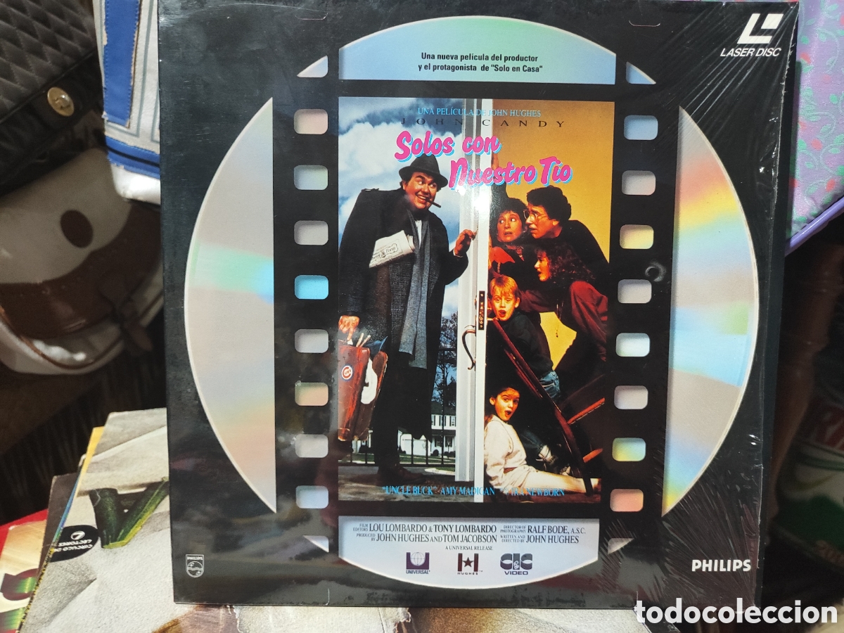 Cine: LASER DISC SOLOS CON NUESTRO TIO JOHN CANDY SEGUNDA MANO