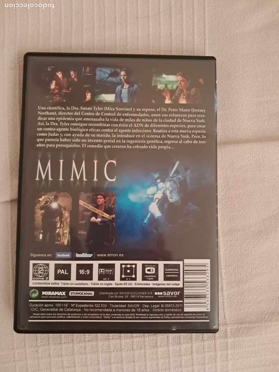 Cine: Mimic (Guillermo del Toro) - Foto 2
