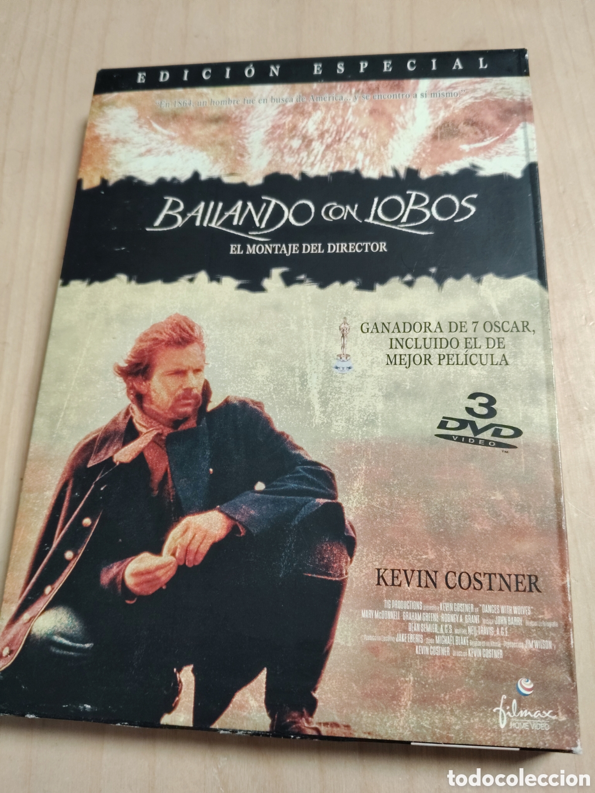 Cine: RD144 bailando con lobos DVD SEGUNDAMANO