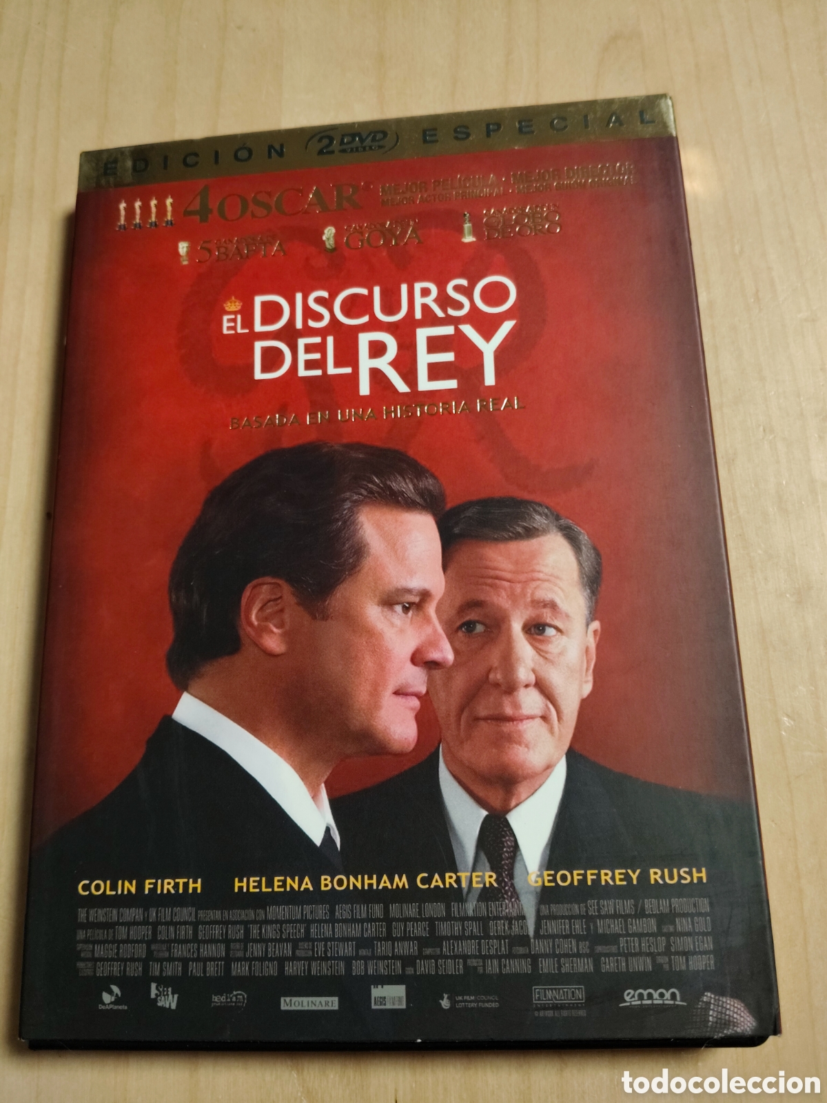 Cine: RD144 el discurso del rey DVD SEGUNDAMANO
