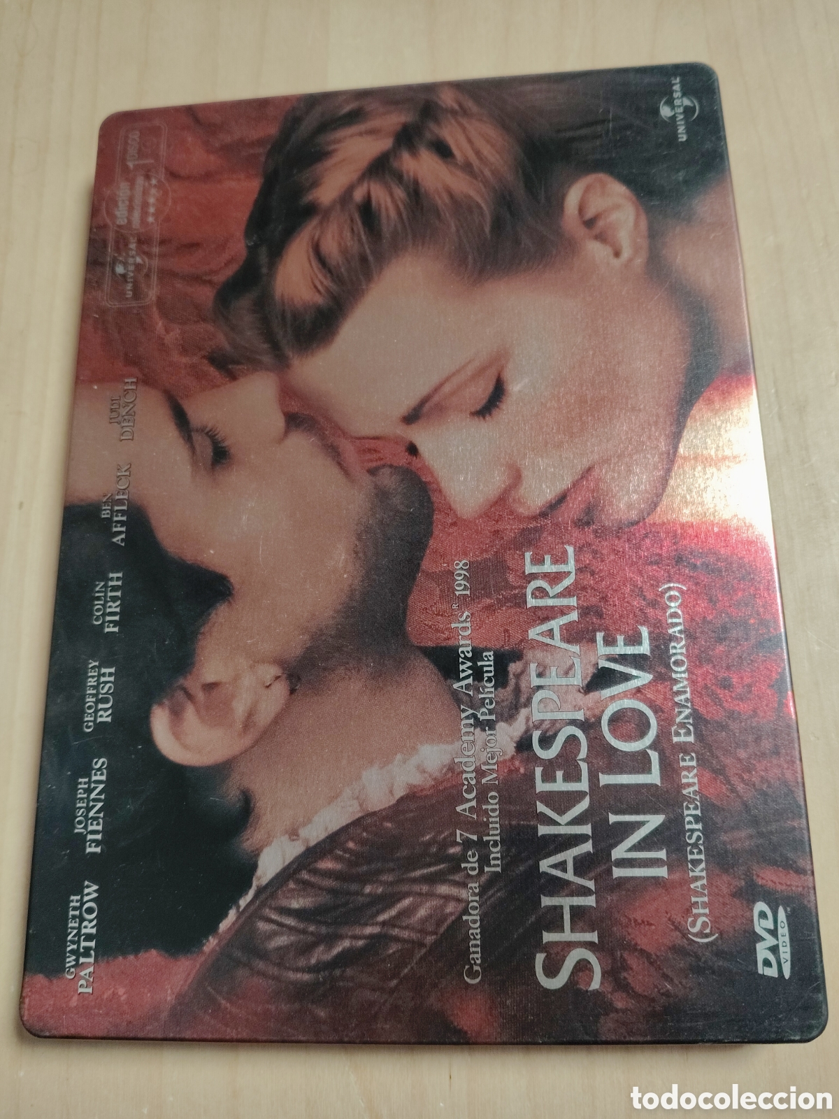 Cine: RD144 Shakespeare in LOVE edici&oacute;n steelbook DVD SEGUNDAMANO