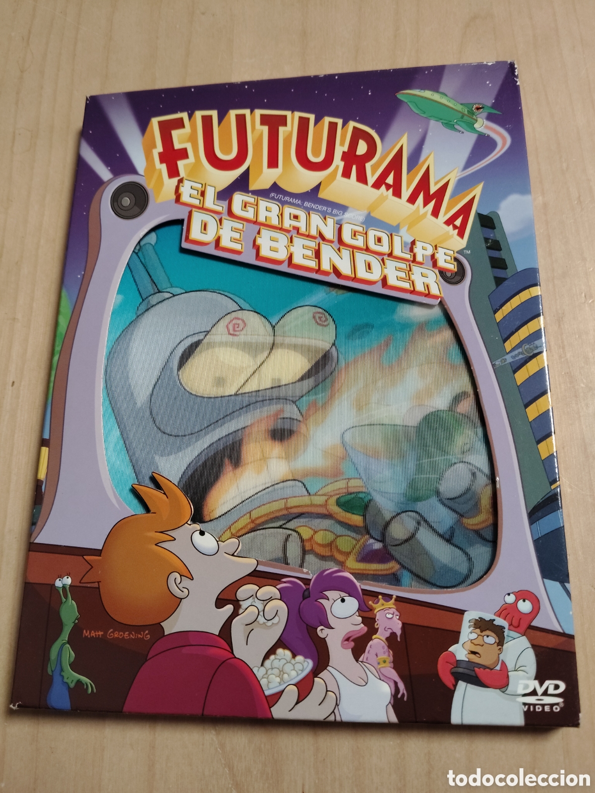Cine: RD144 Futurama el gran golpe de bender DVD SEGUNDAMANO